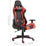 vidaXL Okretna igraća stolica crvena PVC | shoptok.hr