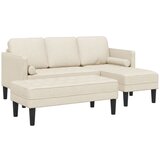 vidaXL 2-delni sofa komplet z blazinami iz lana, (22094654) u