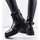 D/CEO Black patent leather insulated boots Campi | shoptok.hr