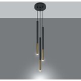  Obesna svetilka MOZAICA 3P črna/zlata, (21347939) | Shoptok.si