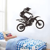 IZMAEL Naljepnica za zid / Tapeta Motociklist | shoptok.hr