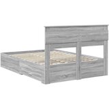  Konstrukcija postelje Siva Sonoma 140 x 200 cm Konstruiran les, (5000103936) | Shoptok.si