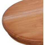 vidaXL Stranska mizica naravna 50x50x65 cm trden mahagonij | Shoptok.si