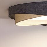  BRILAGI- LED plafonsko svetlo VELVET TWIST LED/24W/230V 4000K &amp;Oslash; 55 cm siva/kr. Slike