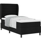vidaXL Box Spring postelja z vzmetnico Črna 100x200 cm Tkanina Cene