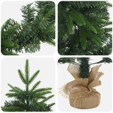  Set mini božićnih drvaca 45 cm PVC i PE Zelena | shoptok.hr