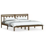  Za krevet od masivne borovine boja meda 200 x 200 cm | shoptok.hr
