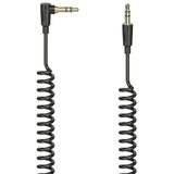 Hama Jack kabel 3,5 mm (kotni) - 3,5 (vtični) 1,5 m spiralni črne barve, (5000266795) Cene