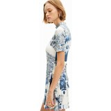 Desigual Haljina morsko plava / svijetloplava / bijela | shoptok.hr
