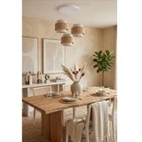 Brilagi Luster na sajli SPACE 3xE27/60W/230V, prečnik 40 cm, bež/krem | Eponuda.com