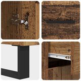 vidaXL Highboard s ladicama Staro drvo 69,5 x 34 x 180 cm | shoptok.hr