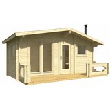 Male kuće Sauna kućica SAUNA SUVI 570 &amp;times; 254 cm &amp;ndash; bez zavr&amp;scaron;nog krovnog pokrova Slike