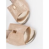 GOODIN Heeled sandals beige | Shoptok.si