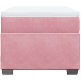 Box spring krevet s madracem ružičasti 80 x 200 cm baršunasti | shoptok.hr