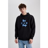 Defacto Rick And Morty Oversize Fit Hooded Sweatshirt Cene