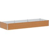 Vrtna visoka greda 290 x 100 x 36 cm Cinkana jeklena, (5000287832) | Shoptok.si