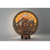  Li-Go 23583/DUB2 - LED prigušiva stona dekoracija LED/12W/230V 20x22 cm hrast | Eponuda.com