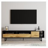 Hanah home Hanah Kućna TV komoda Luga, 180x44,7x29,8 cm, Crna | Eponuda.ba