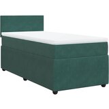 vidaXL Box spring krevet s madracem tamnozeleni 80 x 200 cm baršunasti Cijene