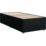 vidaXL Krevet s oprugama i madracem crni 100 x 200 cm od tkanine | shoptok.hr