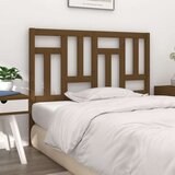  Uzglavlje za krevet boja meda 125 5x4x100 cm masivna borovina | shoptok.hr