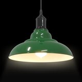 VISILICA podesiva po visini E27 sjajno zelena Ø 31 cm metal | shoptok.hr