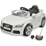 vidaXL Audi TT RS električni avto za otroke z dalinjcem bele barve | Shoptok.si