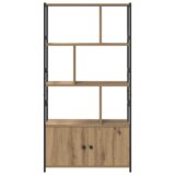 vidaXL Polica hrast artisan 80 x 30 x 155,5 cm Konstruirano drvo | shoptok.hr