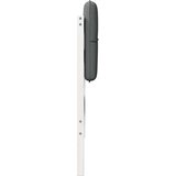  Tapecirani uzglavlje s uzglavljem Bijela i svijetlo siva 75 cm | shoptok.hr