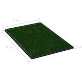  Toaleti za ljubimce s pladnjem i travom 2 kom zeleni 76x51x3 cm | shoptok.hr