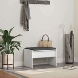  Klupa za hodnik s jastukom Bijelo 60 x 38 x 46 cm | shoptok.hr