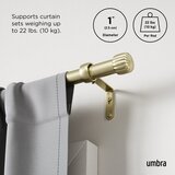 Umbra Jeklena karnisa z nastavljivo dolžino v zlati barvi 91 - 168 cm Cleo – | Shoptok.si