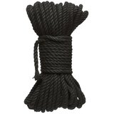 Doc Johnson Merci Bind and Tie 6mm Hemp Bondage Rope 15m Black | shoptok.hr