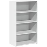  Visoka komoda bijela 70 x 41 x 124 cm od konstruiranog drva | shoptok.hr
