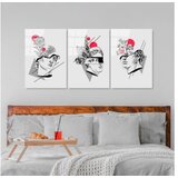 WALLXPERT dekorativna slika od kaljenog stakla (3 komada) uv 876 45 x 65 | ePonuda.com