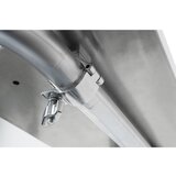 Krause pladenj za orodje, za lestve s ploščadjo, vxšxg 100 x 500 x 300 mm, srebrne barve | Shoptok.si