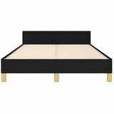  Okvir kreveta bez madraca crni 120x190 cm od tkanine | shoptok.hr