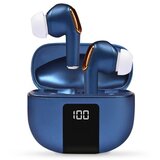 Venisymlis Slušalke Bluetooth z LED ohišjem, stereo v ušesu, mikrofonom, telefonom/prenosnim računalnikom/TV, (22102258) | Shoptok.si