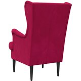  Fotelja Vinska crvena Baršun | shoptok.hr