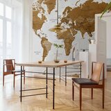  Foto tapeta - World Map: White Oceans 200x140 Vodootporna | shoptok.hr