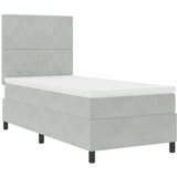  Krevet s opruga kutije Svijetlo siva 90 x 190 cm Baršun | shoptok.hr
