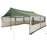 vidaXL Družinski šotor Zelena 600 x 400 x 268 cm Poliester in jeklo, (5000309504) | Shoptok.si