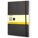 Moleskine Beležnica XL mehke platnice, črna - karo | Shoptok.si