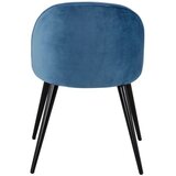 Venture Home Velvet blagovaonska stolica, plava, set od 2 | shoptok.hr