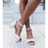 Gemre Sirin block heel sandals with leather insole | Shoptok.si