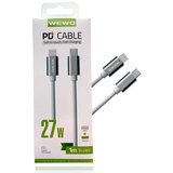 DATA KABAL TYPE C NA LIGHTNING 1M 27W ALUMINIJUM WEWO | Eponuda.ba