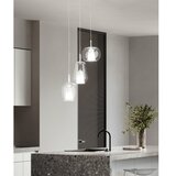  Ondaluce - Visilica na sajli THELMA 1xE27/15W/230V prečnik 19 cm zlatna/prozirna | Eponuda.com