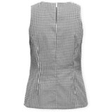 Only Majice brez rokavov Top Maye Check - Black/White Črna | Shoptok.si