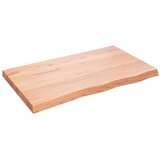 Stolna ploča svjetlosmeđa 100x60x(2-6) cm tretirana hrastovina | Eponuda.com