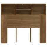  Uzglavlje s ormarićem boja smeđeg hrasta 120x19x103,5 cm | shoptok.hr